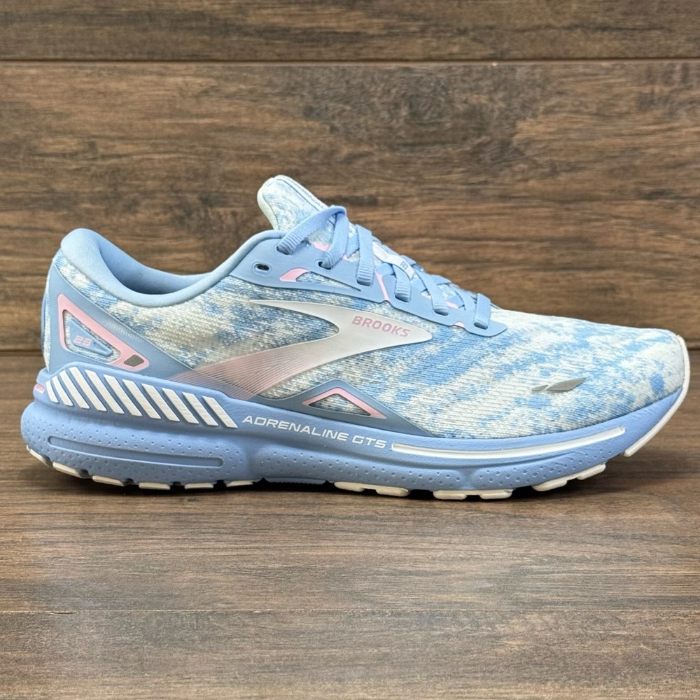 Brooks Shoes Womens 13 B Adrenaline GTS 23 Blue Athletic Road Running